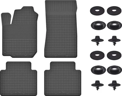 Produktbild von Gummimatten Mit Stoppern Für: Subaru Forester V (2016-) Schwarz Set