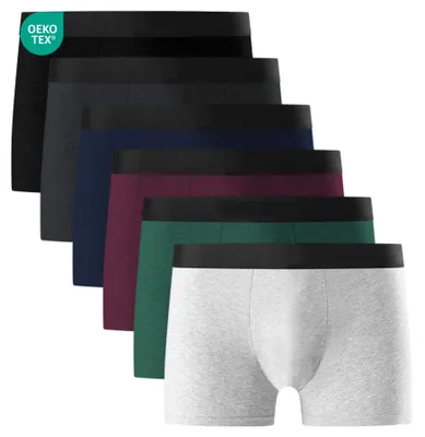 Produktbild von Falechay Boxershorts Herren 6er Pack Unterhosen Männer Mehrfarbig XL – 6*mehrfarbig