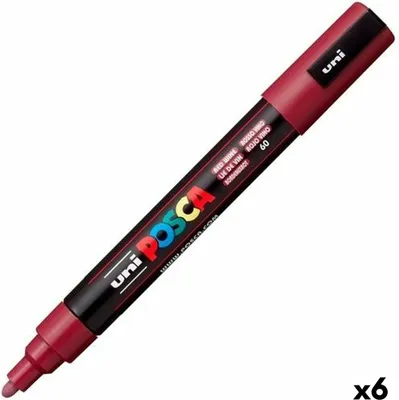 Image de POSCA - POSCA PC3M F Wine Rood | 1 pièce | 6 pièces