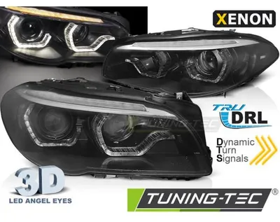 Produktbild von Xenon Scheinwerfer DRL LED Tagfahrlicht passend für BMW 5er F10 F11 2010–13 Schwarz
