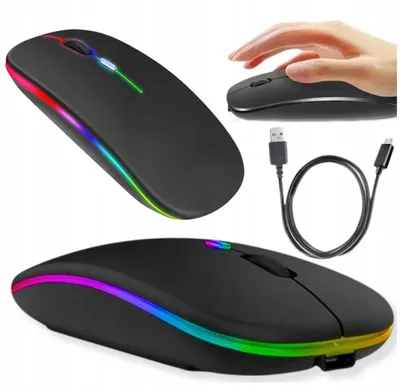 Produktbild von Belantro Kabellose Gaming Maus LED USB Bluetooth Leise