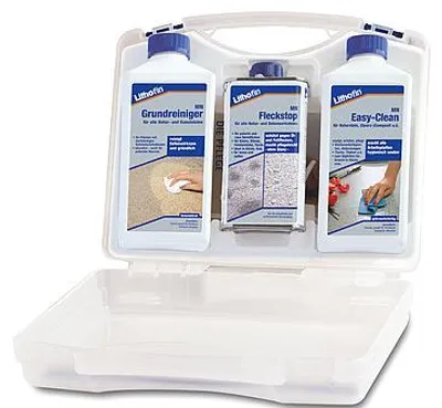 Produktbild von LITHOFIN Pflegeset Naturstein-Arbeitsplatten 3-teilig