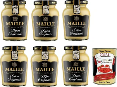 Produktbild von Maille Dijon-Senf Originale, 6er Pack (6 x 215 g)