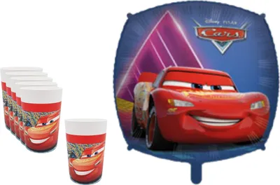 Produktbild von 7-tlg. Cars 3 Party Set für Kindergeburtstag