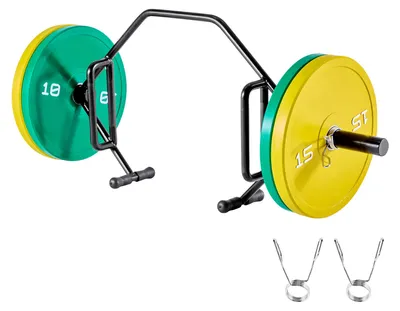 Produktbild von SucceBuy Trap Bar Hexagon Hantelstange mit rutschfestem Griff & offenem Design, 50 mm Durchmesser, 360 kg Belastbarkeit, geeignet für Gewichtheben, Krafttraining, Kniebeugen, Kreuzheben und Schulterdrücken im Heimstudio