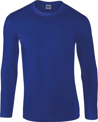 Produktbild von Gildan - "Softstyle" T-Shirt für Herren/Damen Uni Langärmlig LT1372 (L) (Königsblau)