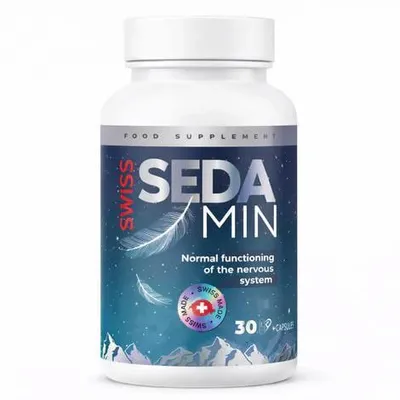 Immagine prodotto di Sedamin, 30 capsule – Calma e supporto per il sistema nervoso