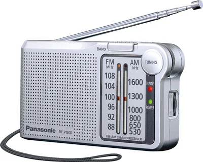 Produktbild von Panasonic RF-P150DEG-S - Radio przenośne (150mW, FM/Am, radio kieszonkowe, LED, radio analogowe) Kolor srebrny
