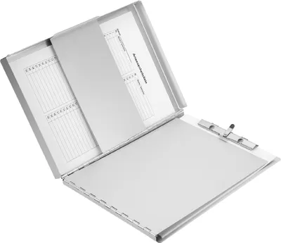 Produktbild von Läufer Formularhalter mit Box Aluminium seitlich öffnend