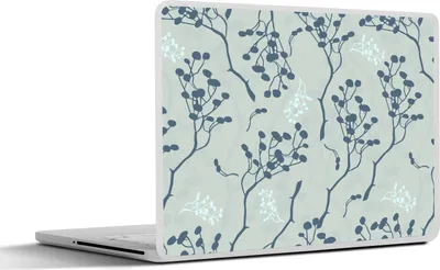 Produktbild von MuchoWow® Laptop Aufkleber Sticker Cover Muster - Garten - Zweige 40x30 cm - Laptop Dekoration - Selbstklebend