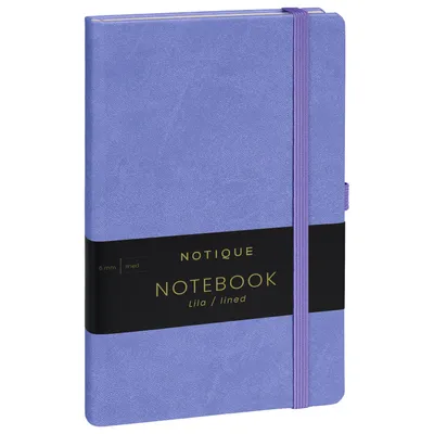 Image de Carnet de notes lilas, ligné, 13 × 21 cm