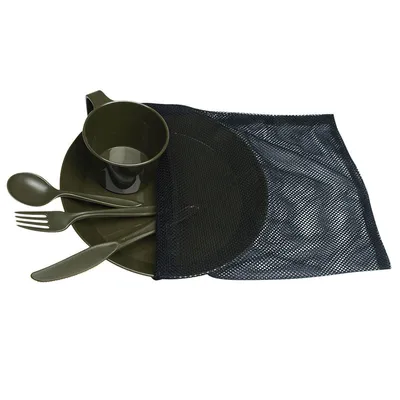 Produktbild von Mil-Tec CAMP-Set Kunststoff, oliv