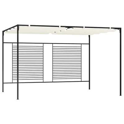 Obrázek produktu pro Altán se zatahovací střechou 3 x 4 x 2,3 m krémový 180 g/m²