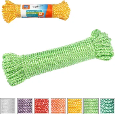 Produktbild von Geflochtene Wäscheleine, 20 m, 5 mm dick