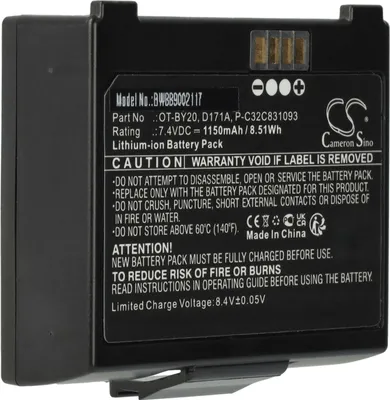 Produktbild von vhbw Akku kompatibel mit Epson Mobilink TM-P20II Drucker Kopierer Scanner Etiketten-Drucker (1150 mAh, 7,4 V, Li-Ion)