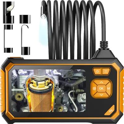 Zdjęcie produktu dla Kamera Inspekcyjna Endoskop 5m Full HD Wyświetlacz LCD USB 6LED IP67 do Rur