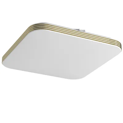 Produktbild von Quadratische Deckenleuchte 33 cm LED 17W weiß/gold Dabar Eko-Light