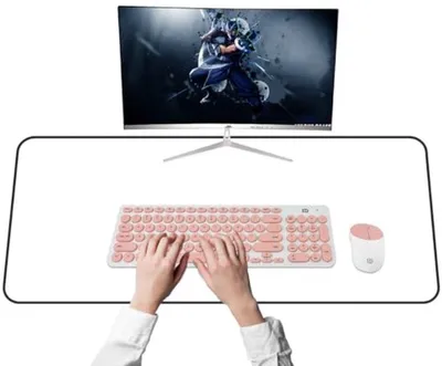 Große Gaming-Mauspad 31,5" x 11,85" mit rutschfester Gummibasis