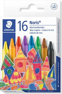 Obrázek produktu pro Pastelky na svíčky 16 barev Noris Staedtler