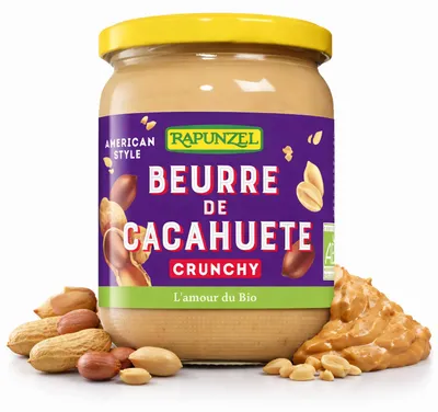 Produktbild von Rapunzel 110730, Nussaufstrich, Erdnuss, 250 g, Erdnüsse, Deutschland, ERDNÜSSE* (91,00%), Palmöl*, Meersalz, Vollrohrzucker*