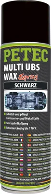 Produktbild von Petec Multi UBS Wax schwarz Spray Unterbodenschutz 500ml 73460