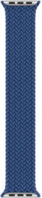 Produktbild von Armband Apple Geflochtener Solo Loop Abyss Blue (Abyss Blau), 41mm, Größe 5