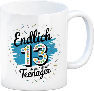 Produktbild von Offiziell Teenager endlich 13 Kaffeebecher