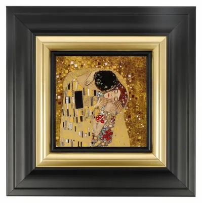 Immagine prodotto di Goebel Wandbild Gustav Klimt - Der Kuss, Porzellan, Bunt, 18.5 cm, 67075491