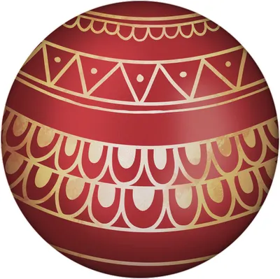 Produktbild von Weihnachtskugel Weihnachten Magnet rund