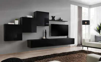 Produktbild von Wohnzimmer Set Wohnwand Wandschränke TV-Ständer Wand Regal Sideboard Komplett