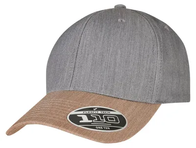 Produktbild von Flexfit - "110" Baseball-Mütze TN1612 (Einheitsgröße) (Grau/Khaki-Braun)