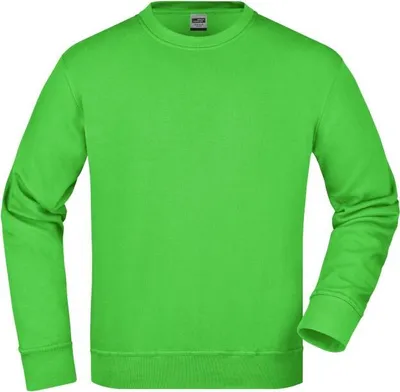 Produktbild von Klassisches Rundhals-Sweatshirt lime-green, Gr. XS