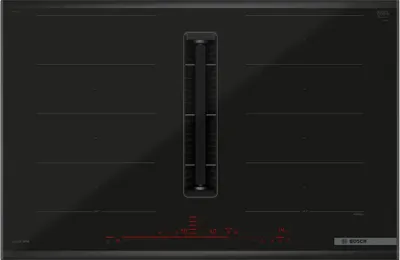 Produktbild von Bosch PXX890D51E Kochfeld mit Dunstabzug Induktion 80 cm Rahmenlos, EEK: B