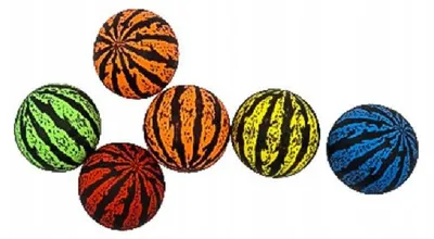 Produktbild von Adar Gummibälle Wassermelone 6 Stück 3 cm