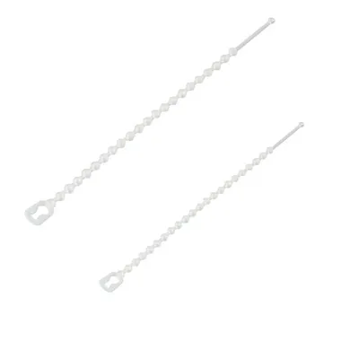 Produktbild von REV Kabelbinder, Knotenband 18cm | 25 Stück | weiß