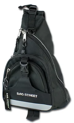 Produktbild von Bag Street Rucksack Herren Damen Nylon schwarz 32x13x45 D3OTJ6570S