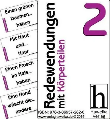 Immagine prodotto di Redewendungen mit Körperteilen 2 (50 Aktivierungskarten / Taschenkarten) für Demenzkranke