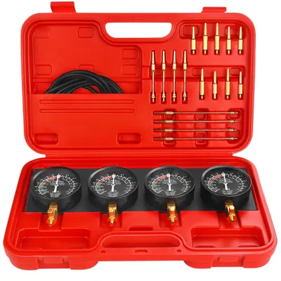 Produktbild von Vakuumsynchronisationsgerät für Vergaser, Präzisions-Set, 4 Stück, Schwarz