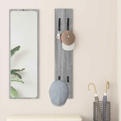 Image de Maison Exclusive - Table de chevet murale Sonoma gris 20 x 1,5 x 100 cm