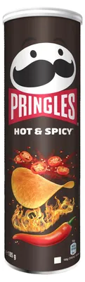 Zdjęcie produktu dla Pringles Hot & Spicy, Czipsy, 200 g, Pikantny, 503 kcal, 2106 kJ, 32 g