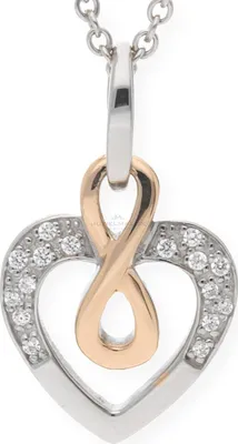 Produktbild von JuwelmaLux Anhänger 925 Silber Herz mit Zirkonia JL20-02-0117