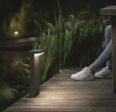 Produktbild von Philips myGarden LED-Pollerleuchte Bustan 2×4,5 W Anthrazit 1648593P0