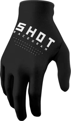Produktbild von Shot Draw Kinder Motocross Handschuhe, schwarz, 8/9