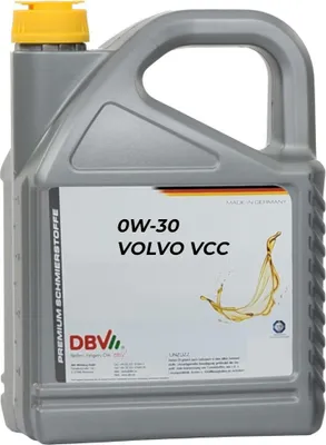 Produktbild von DBV 0W-30 VOLVO VCC A5/B5 2 x 5-Liter-Kanne