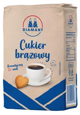 Obrázek produktu pro Cukr Diamant hnědý 500 g