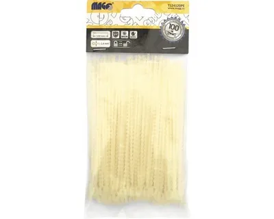 Obrázek produktu pro Stahovací páska, bílá, 2,4 x 120 mm, 100 kusů