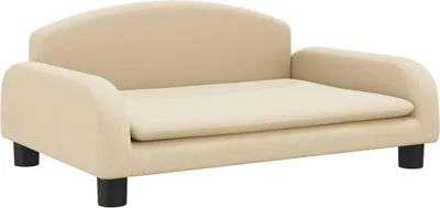Obrázok produktu pre vidaXL Detská pohovka krémová 70x45x30 cm látka