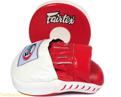 Immagine prodotto di Fairtex Pratzen The Ultimate Contoured Focus Mitts (FMV9), Rot/Weiß