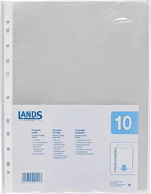 Produktbild von Prospekthülle A4 PP 10er klar