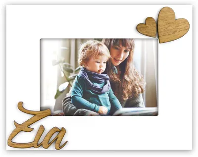 Produktbild von ZEP Zia Fotorahmen 10x15 cm weiß zum Hinstellen